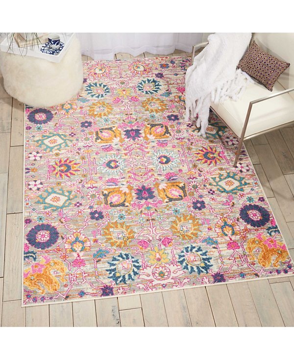 Zeal ZEA01 5'3" x 7'3" Area Rug