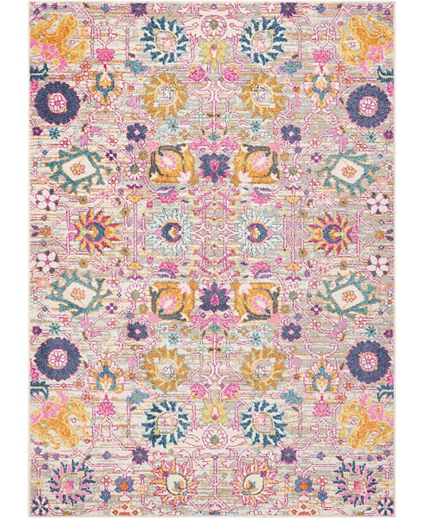 Zeal ZEA01 5'3" x 7'3" Area Rug