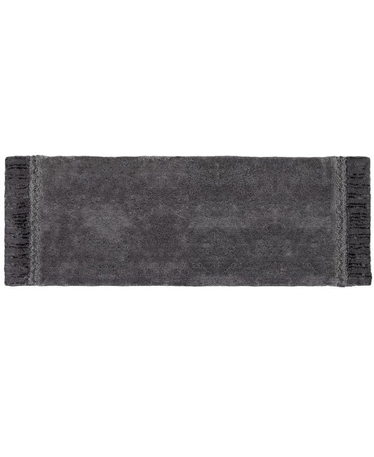 Braided Medallion Colorblocked Bath Rug, 24" x 60"