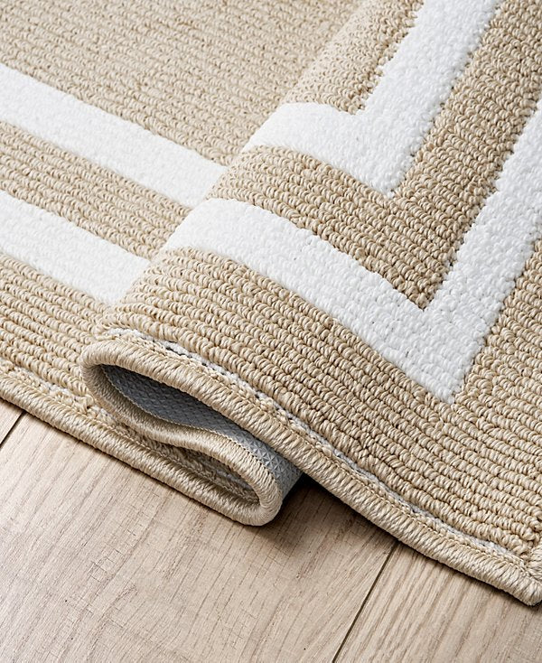 Double Line Border Tufted 2-Pc. Runner Rug Set